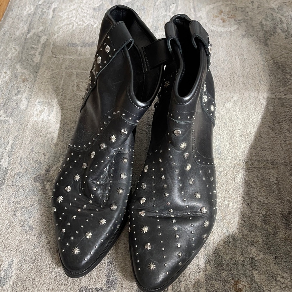 Sam Edelman Studded Mini-Cowboy boots